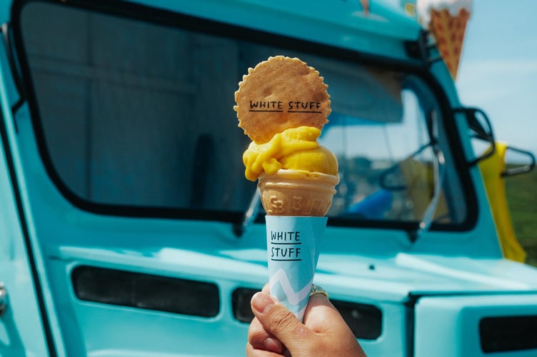 White Stuff ice cream van and cornet
