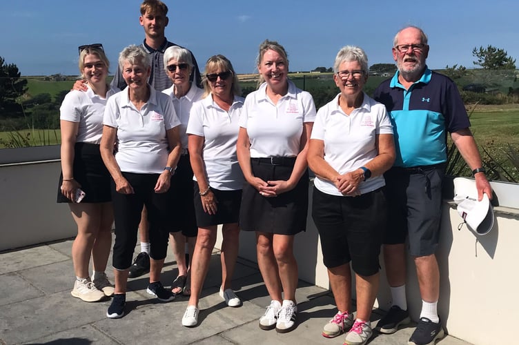 St Austell Golf Club Inter-Club Handicap team.