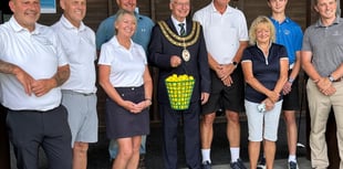 St Austell's mayor drives record-breaking one-millionth ball