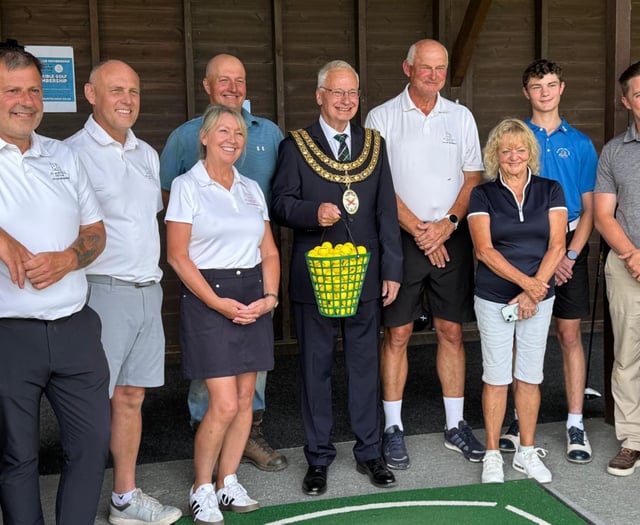 St Austell's mayor drives record-breaking one-millionth ball