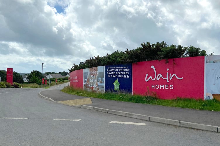 The new homes will be built next to the Wain Homes development at Higher Trewhiddle on the outskirts of St Austell. (Picture: Andrew Townsend)