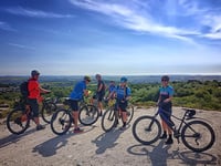Cyclists take on challenging routes in the Cornish Alps