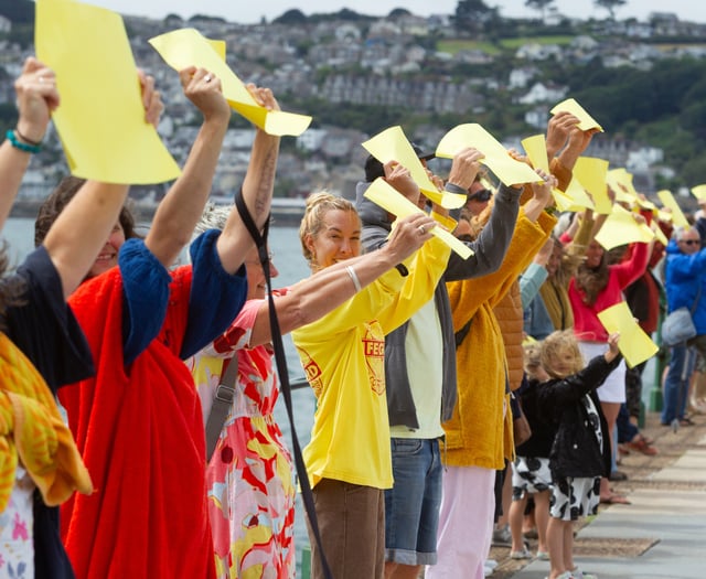 Hundreds call for change at Penzance protest