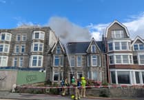 Firefighters battle blaze at derelict property at Narrowcliff