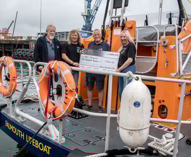 Charity rally raises money for Falmouth RNLI
