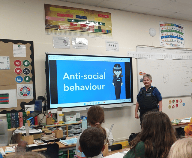 Police visit schools to educate children on antisocial behaviour