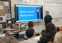 Police visit schools to educate children on antisocial behaviour