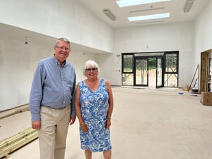 New community hub on schedule to open in September