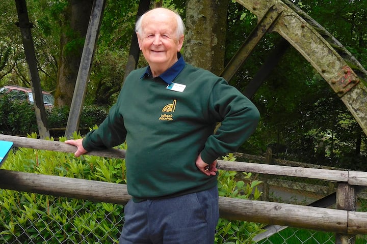 Arthur Northey during his time as a volunteer at Wheal Martyn.