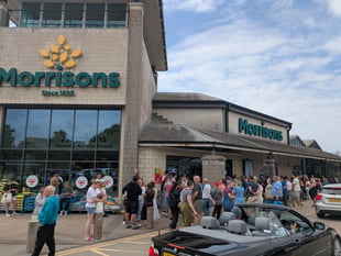 Shoppers evacuated from supermarket after fire alarm sounds