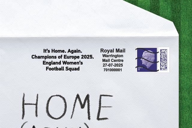 Royal Mail celebrates England triumph with special postmark