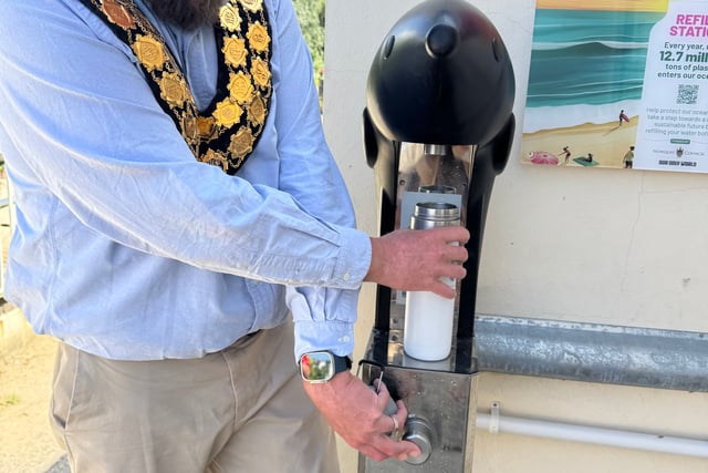 Mayor column: I was delighted to unveil the water refill station