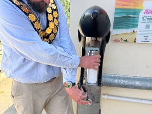 Mayor column: I was delighted to unveil the water refill station