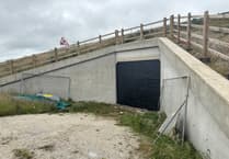 New A30 underpass is already being bricked up