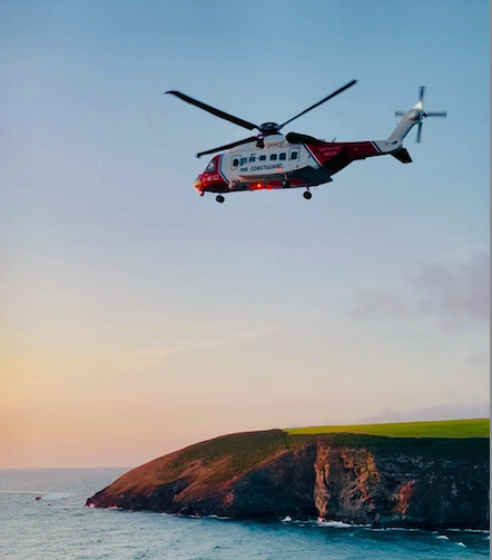Footage released of emergency services at Mawgan Porth tragedy