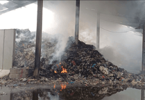 Residents urged to remain vigilant as waste facility fire continues