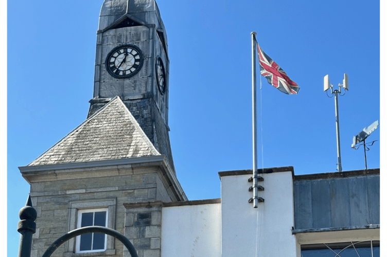 The historic clock at Wadebridge Town Hall (Picture: Wadebridge Town Council)