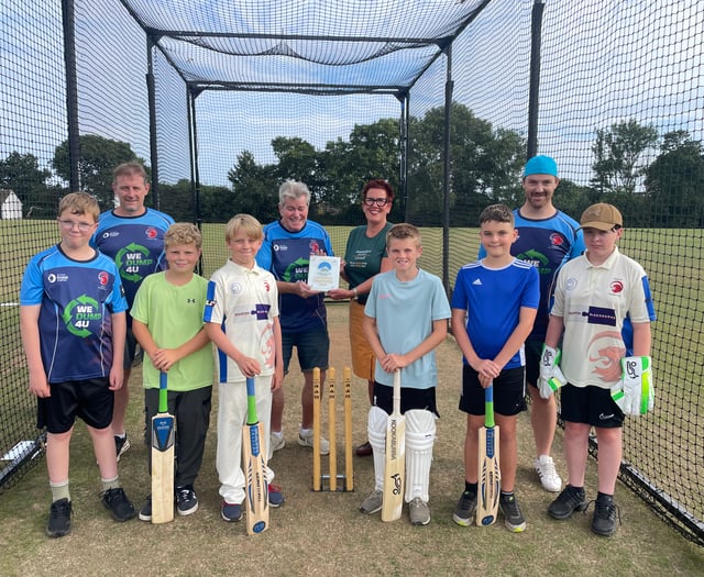 Youth section bowled over by £11,000 boost from Samworth Brothers