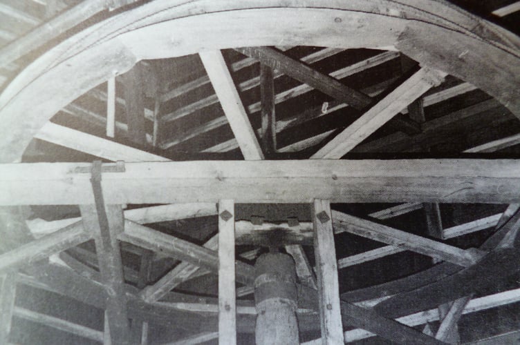 Barrie says of this photograph: “This is the animal winch that was in one of the slaughter houses in Lostwithiel.In 1889. “There were 11 butcher shops in the town of Lostwithiel and in the 1930's there were five, however, there is only one today. There were four butchers shops in Lerryn in the late 1800's.  “How diets have changed or is it now replaced by ready meals and Microwave cooking? This hoisting winch has now been moved from the roof down to ground level, but is still in in the original building.”