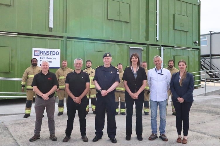 New £4.4M fire trainer.