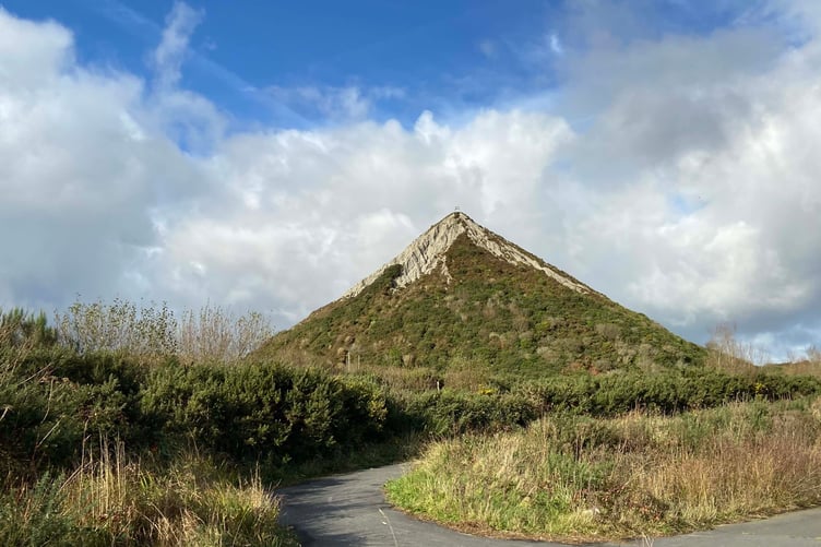 The china clay industry has shaped the landscape around St Austell. (Picture: Andrew Townsend).