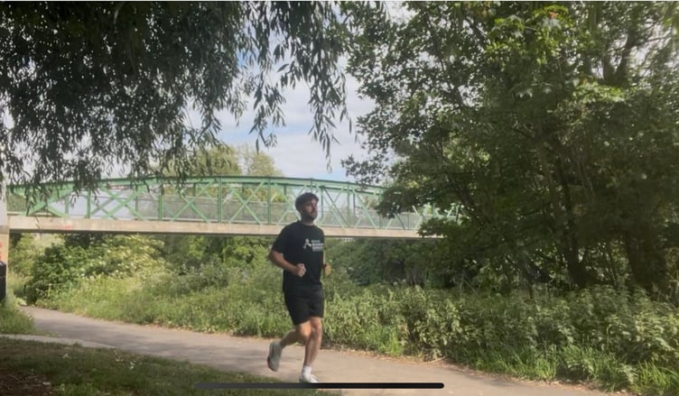 Marathon runner Adam Rodriguez