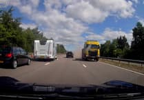 Lorry careers onto wrong side of M5 terrifying driver