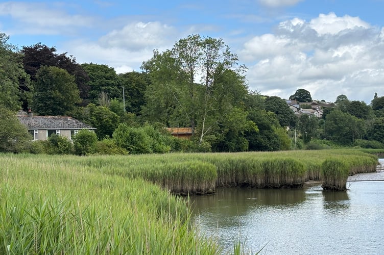 The bungalow sits on the bank of the Tresillian river in an area of outstanding natural beauty.