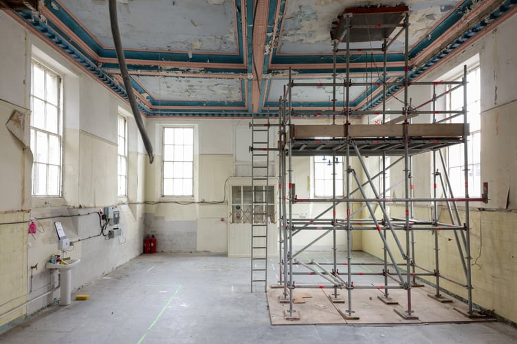 Inside Market House. Photo by Penzance Council