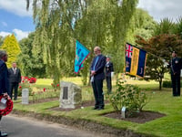 Remembrance service for the Truro Air Raid of 1942