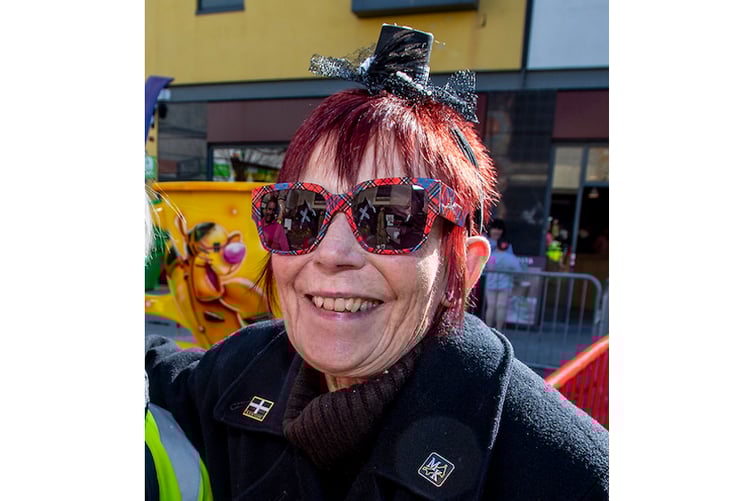 Sheila Vanloo at the St Piran’s celebrations in St Austell earlier this year. (Picture: Paul Williams)