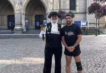 Adam visits Truro in his charity mission to run marathons in every English city