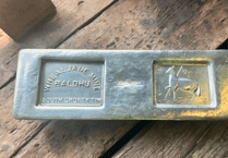 Cornish tin ingot raises £14,000 for charity at auction