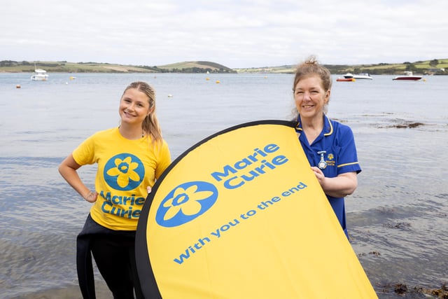 TV star joins charity swim
