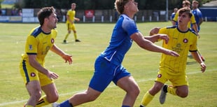 Gilbert and Newton give 10-man Blues second straight victory
