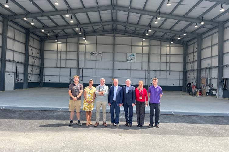 he Rt Hon David Willetts and The Rt Hon Lord Hutton of Furness, WholeShip team and Cornwall Space Cluster team