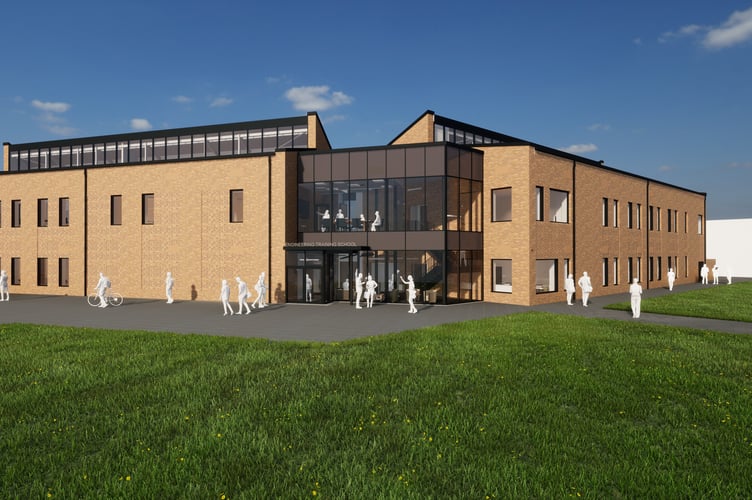 A design concept for the new Engineering Training School.