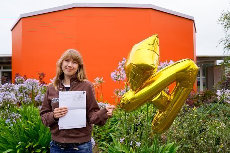 Rose M, who achieved an A_ in Media Studies, 2 A grades in French and Art as well as an A_ in EPQ.