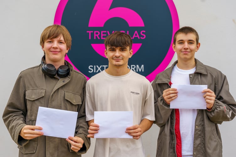 Treviglas A-level results day was a milestone of hard work, determination, and achievement (Picture: Treviglas Academy)