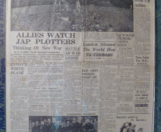 Barrie Doney's Cornwall: Celebrating the victory over Japan in 1945