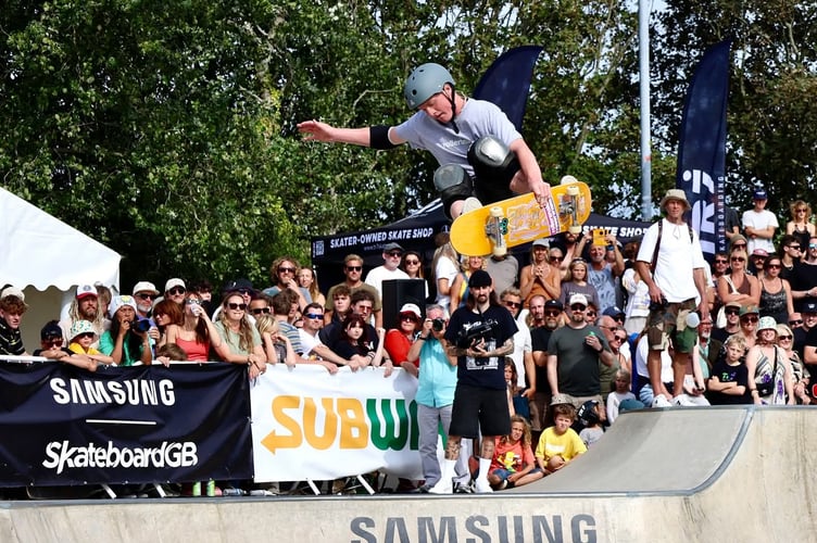 Tay Cunningham won the men's park final (Picture: MJ Fotos)
