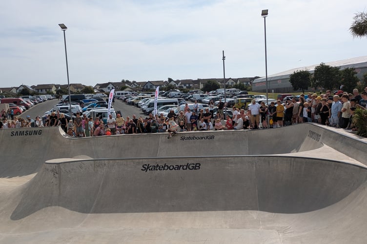 Skaters unleashed their repertoire of tricks (Picture: Warren Wilkins)