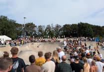 Huge crowds watched the best UK skateboarders in action