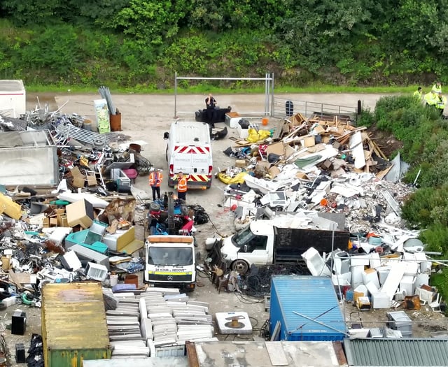 Ran illegal waste operation in St Austell