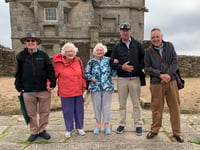 Visit to castle is 'barrel of laughs'