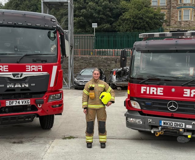 New firefighter joins station