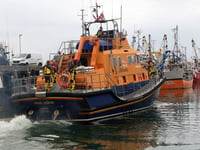 Penlee crew called on to provide medical aid for injured crewman