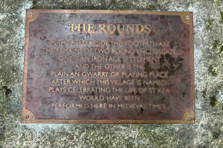 Playing Place plaque