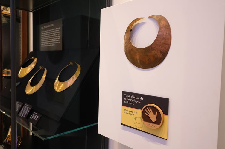 Cornwall Museum and Art Gallery's current gold display
