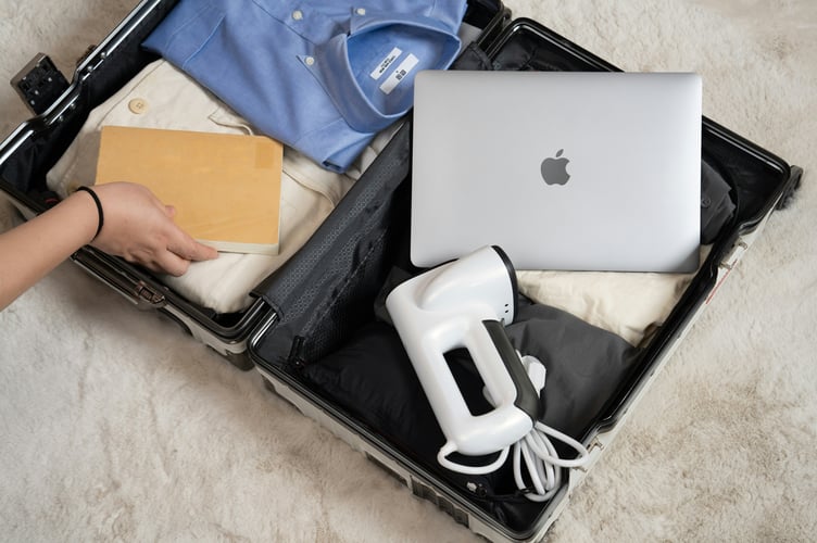 packing a suitcase